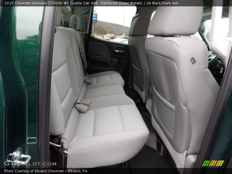 Rainforest Green Metallic / Jet Black/Dark Ash 2015 Chevrolet Silverado 2500HD WT Double Cab 4x4