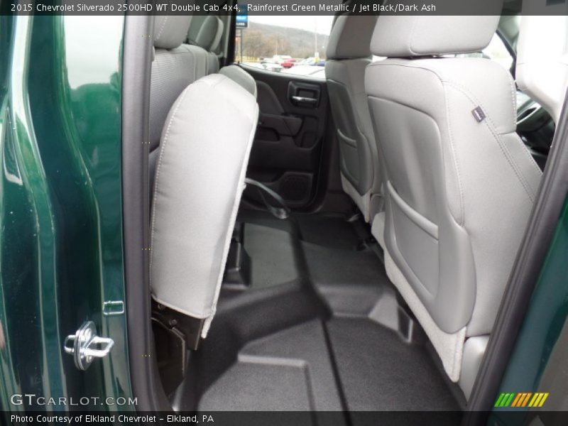 Rainforest Green Metallic / Jet Black/Dark Ash 2015 Chevrolet Silverado 2500HD WT Double Cab 4x4