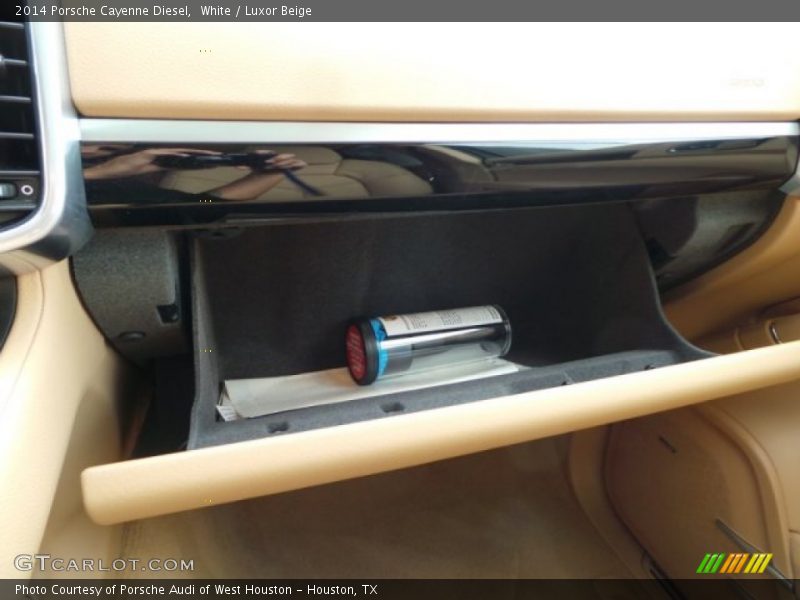 White / Luxor Beige 2014 Porsche Cayenne Diesel