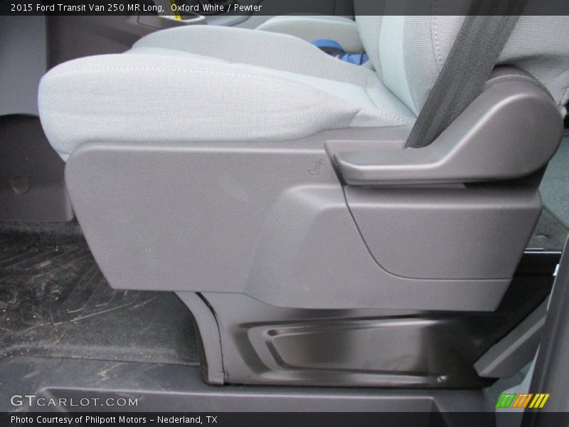 Oxford White / Pewter 2015 Ford Transit Van 250 MR Long