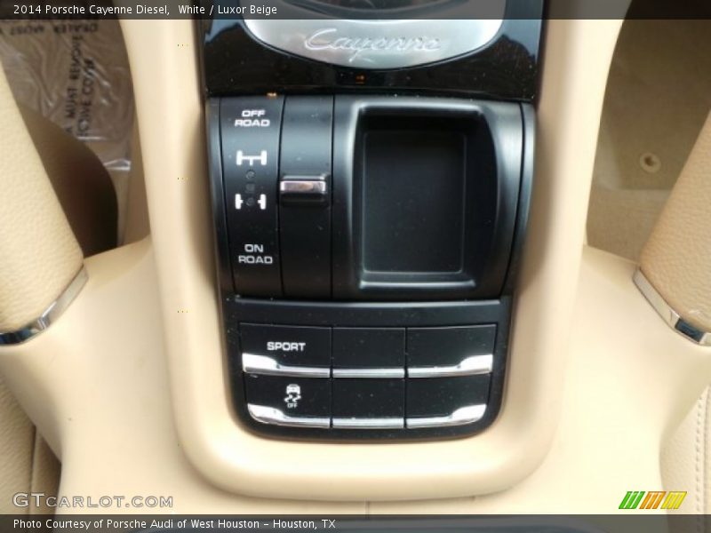 White / Luxor Beige 2014 Porsche Cayenne Diesel