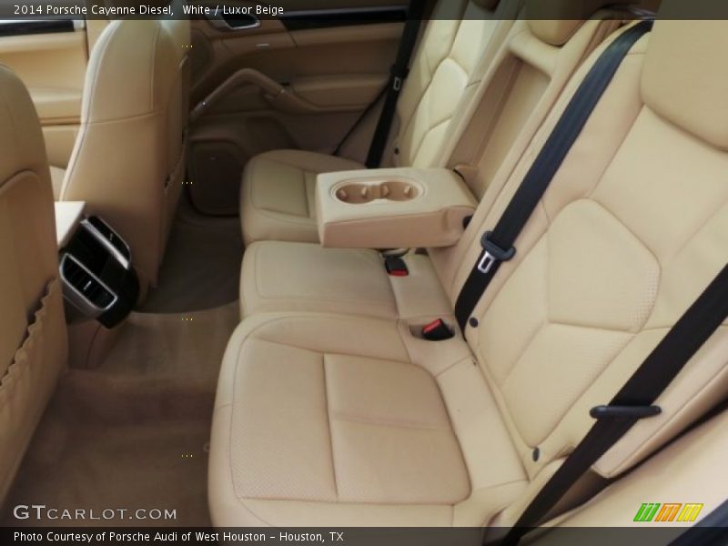 White / Luxor Beige 2014 Porsche Cayenne Diesel