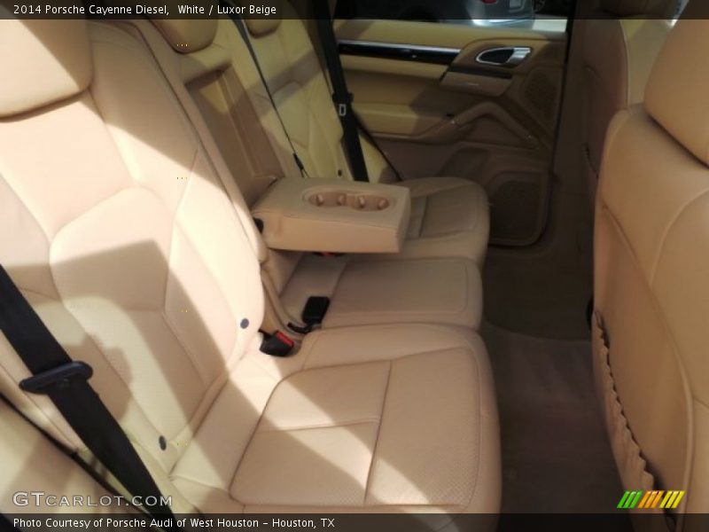 White / Luxor Beige 2014 Porsche Cayenne Diesel