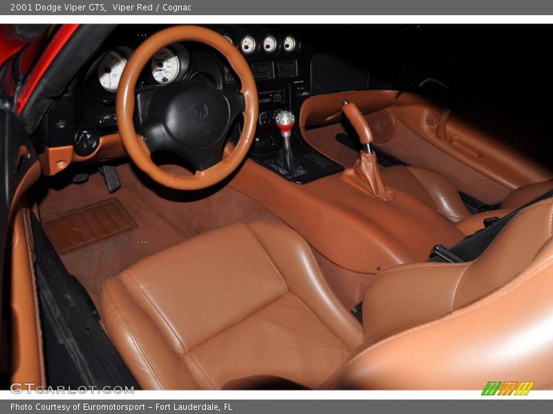 Viper Red / Cognac 2001 Dodge Viper GTS