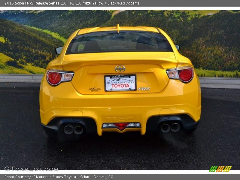RS 1.0 Yuzu Yellow / Black/Red Accents 2015 Scion FR-S Release Series 1.0
