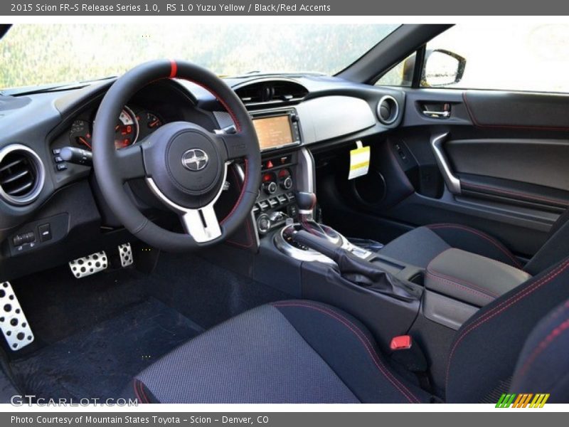 Black/Red Accents Interior - 2015 FR-S Release Series 1.0 