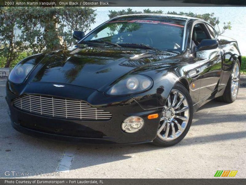Onyx Black / Obsidian Black 2003 Aston Martin Vanquish