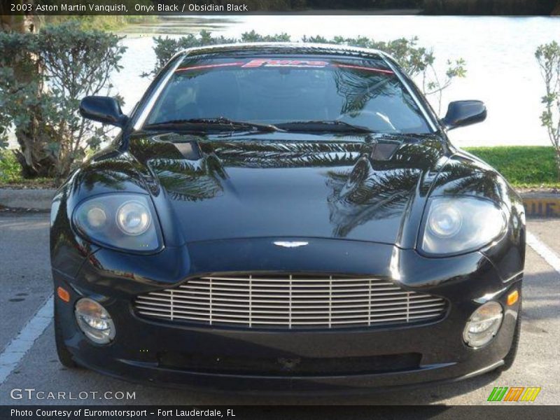 Onyx Black / Obsidian Black 2003 Aston Martin Vanquish