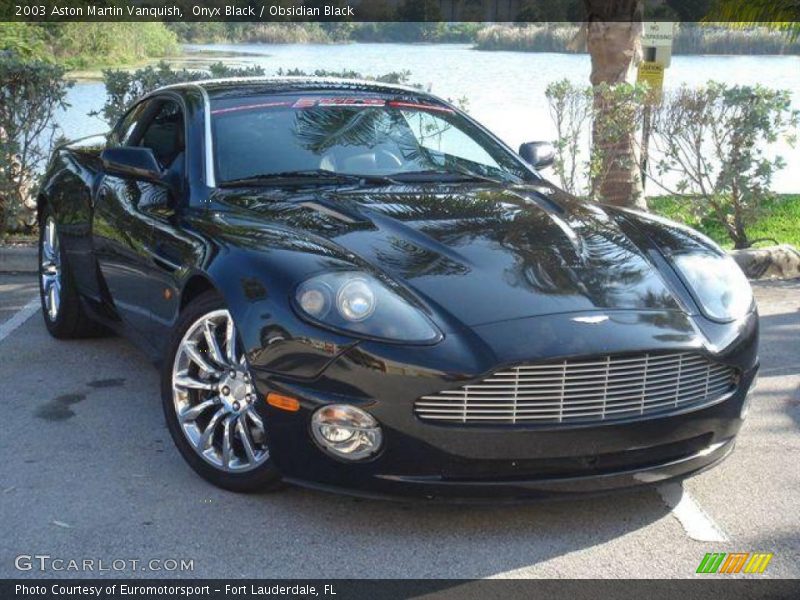 Onyx Black / Obsidian Black 2003 Aston Martin Vanquish