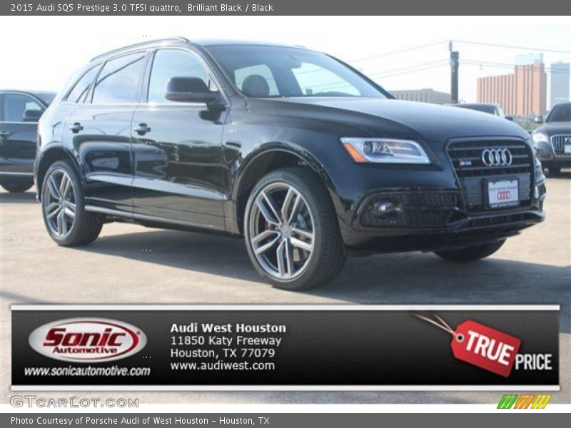 Brilliant Black / Black 2015 Audi SQ5 Prestige 3.0 TFSI quattro