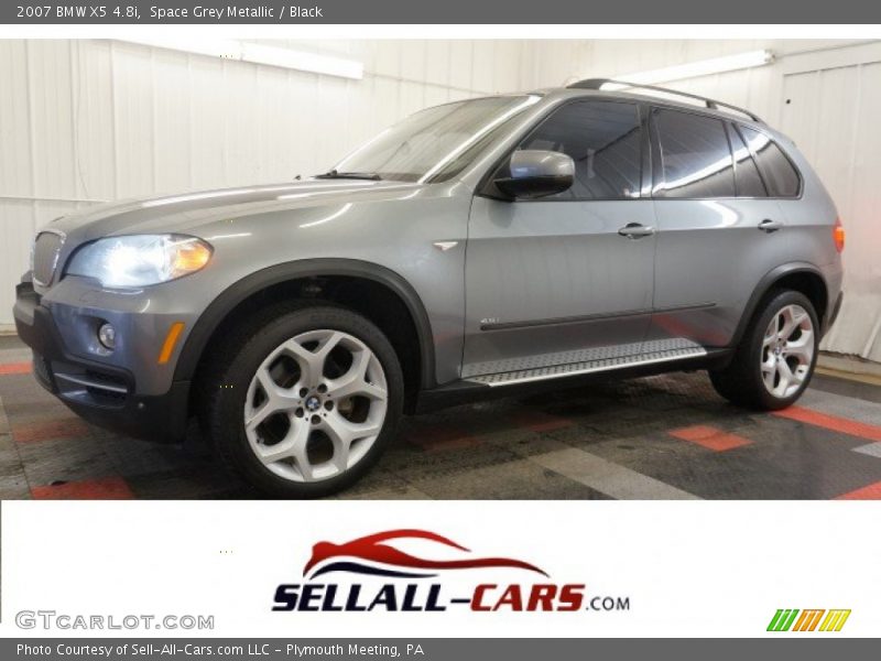 Space Grey Metallic / Black 2007 BMW X5 4.8i