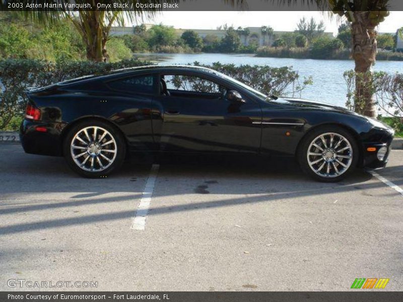 Onyx Black / Obsidian Black 2003 Aston Martin Vanquish