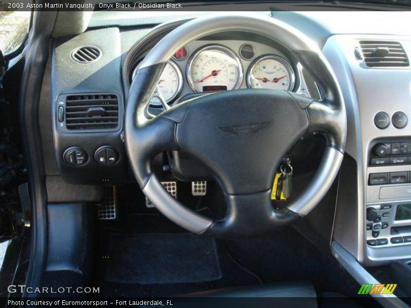Onyx Black / Obsidian Black 2003 Aston Martin Vanquish
