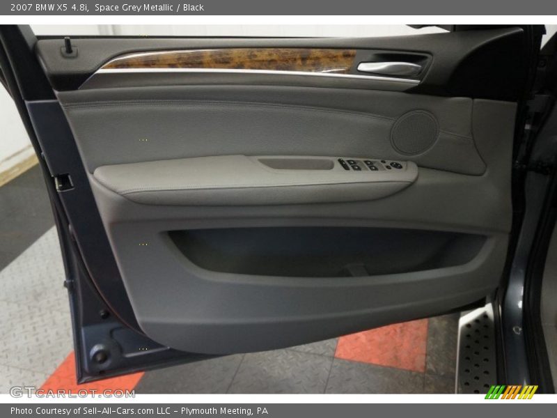 Space Grey Metallic / Black 2007 BMW X5 4.8i