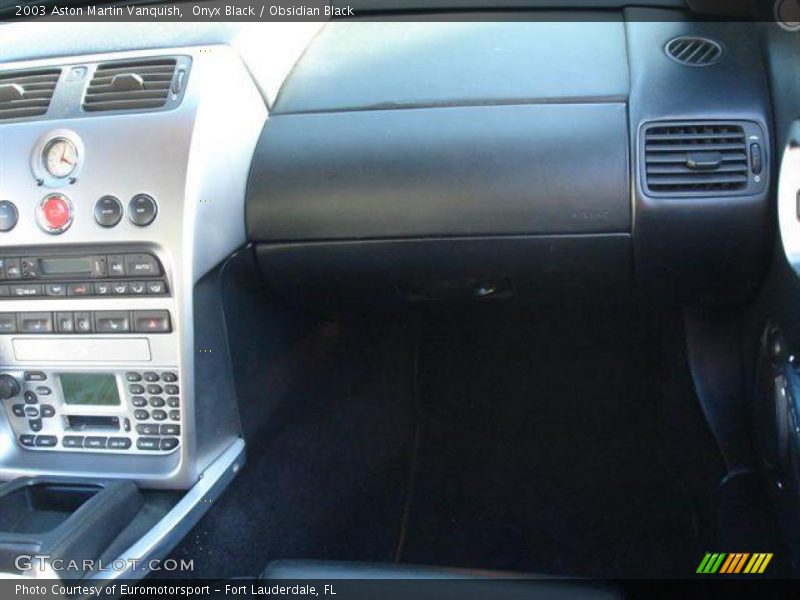 Onyx Black / Obsidian Black 2003 Aston Martin Vanquish