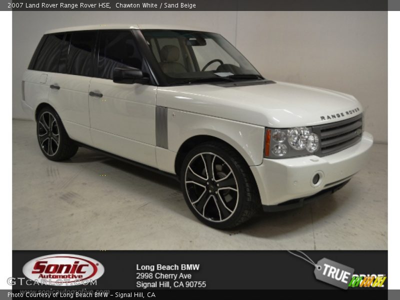 Chawton White / Sand Beige 2007 Land Rover Range Rover HSE