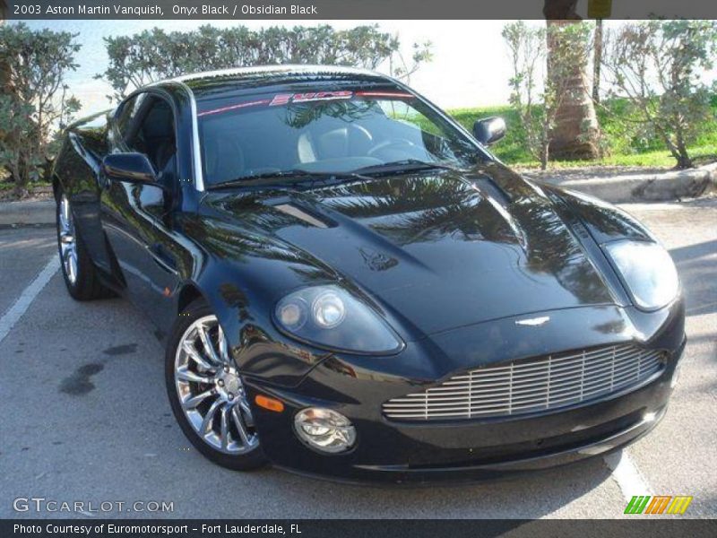 Onyx Black / Obsidian Black 2003 Aston Martin Vanquish