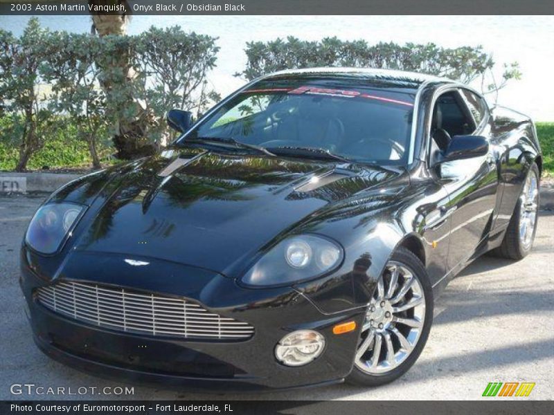 Onyx Black / Obsidian Black 2003 Aston Martin Vanquish