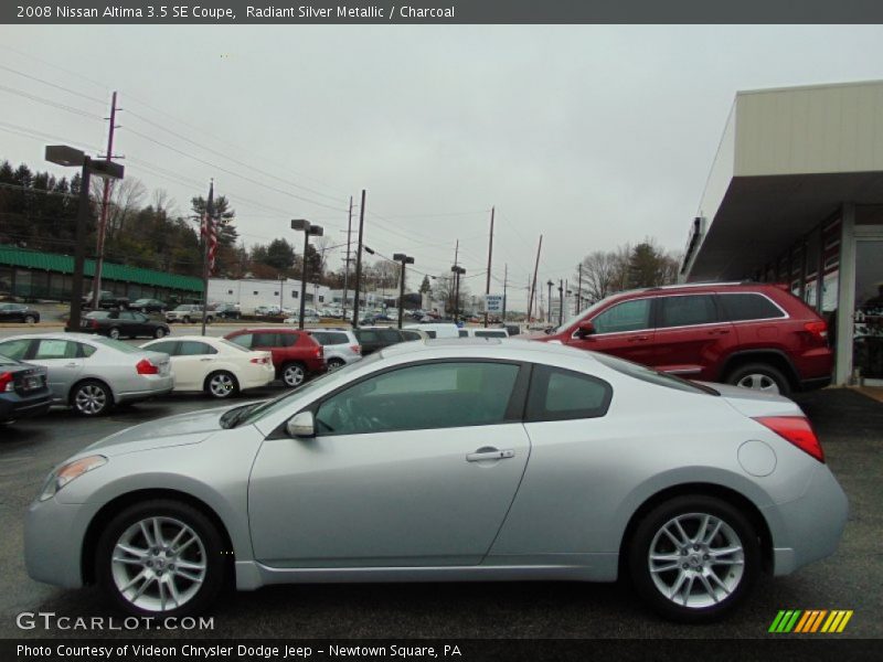 Radiant Silver Metallic / Charcoal 2008 Nissan Altima 3.5 SE Coupe