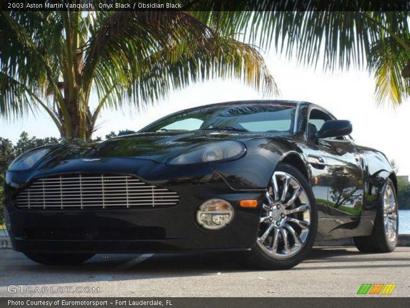 Onyx Black / Obsidian Black 2003 Aston Martin Vanquish