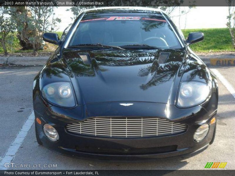 Onyx Black / Obsidian Black 2003 Aston Martin Vanquish