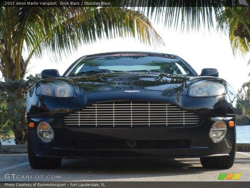 Onyx Black / Obsidian Black 2003 Aston Martin Vanquish