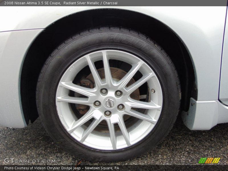 Radiant Silver Metallic / Charcoal 2008 Nissan Altima 3.5 SE Coupe