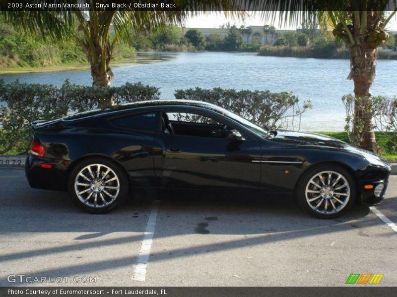 Onyx Black / Obsidian Black 2003 Aston Martin Vanquish