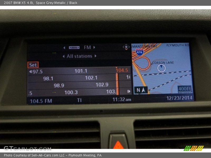 Space Grey Metallic / Black 2007 BMW X5 4.8i