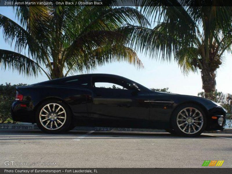 Onyx Black / Obsidian Black 2003 Aston Martin Vanquish