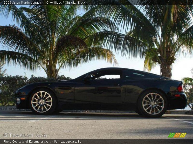 Onyx Black / Obsidian Black 2003 Aston Martin Vanquish