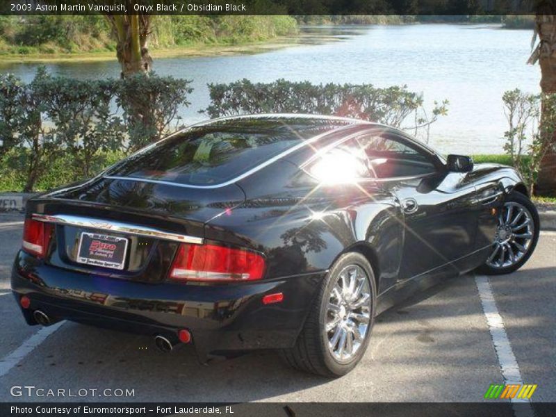 Onyx Black / Obsidian Black 2003 Aston Martin Vanquish