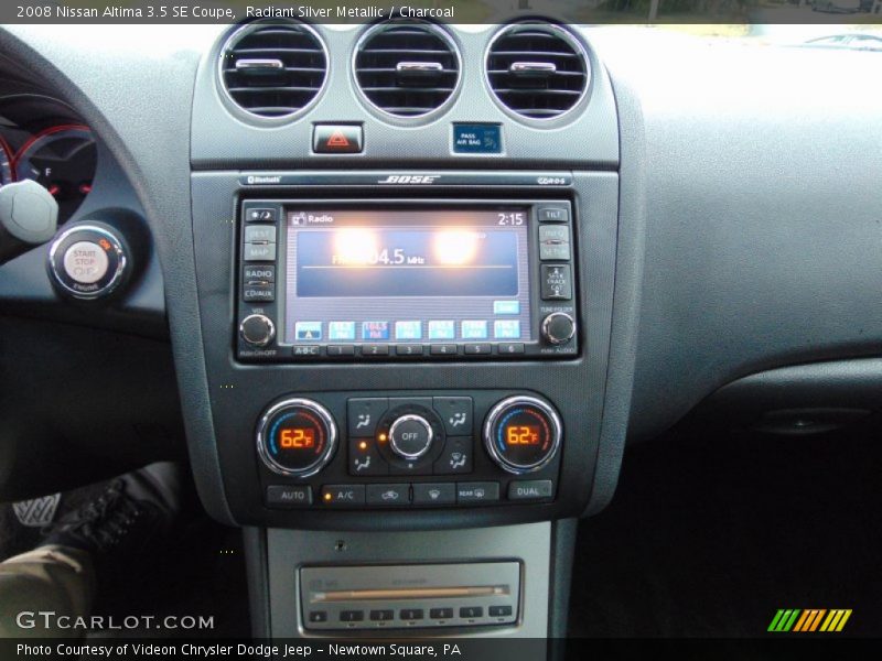 Radiant Silver Metallic / Charcoal 2008 Nissan Altima 3.5 SE Coupe