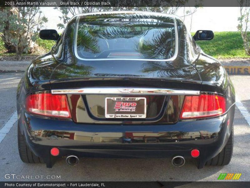 Onyx Black / Obsidian Black 2003 Aston Martin Vanquish