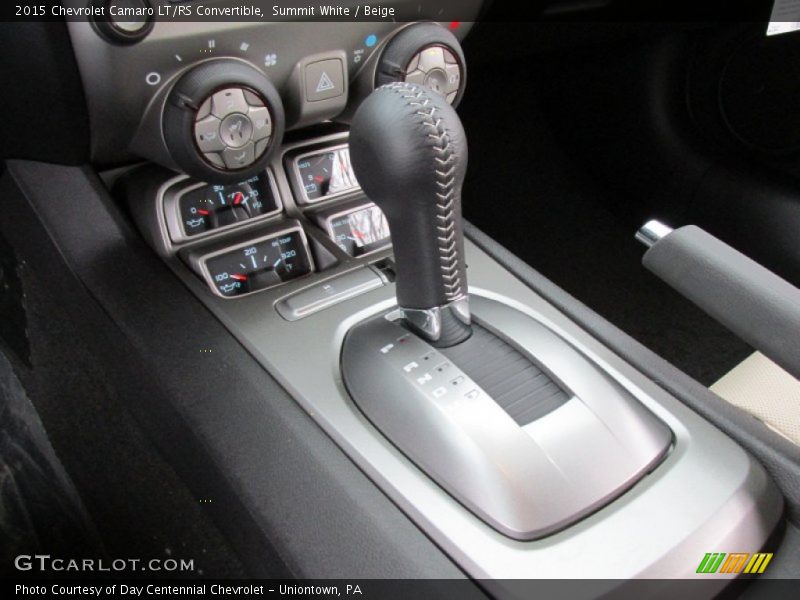 Summit White / Beige 2015 Chevrolet Camaro LT/RS Convertible