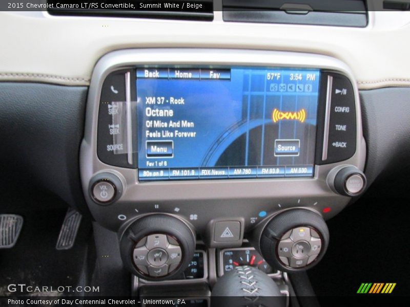 Summit White / Beige 2015 Chevrolet Camaro LT/RS Convertible