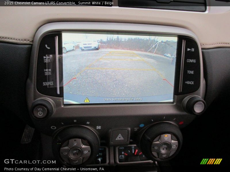 Summit White / Beige 2015 Chevrolet Camaro LT/RS Convertible