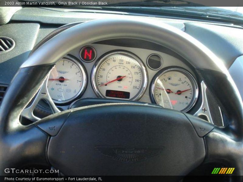 Onyx Black / Obsidian Black 2003 Aston Martin Vanquish
