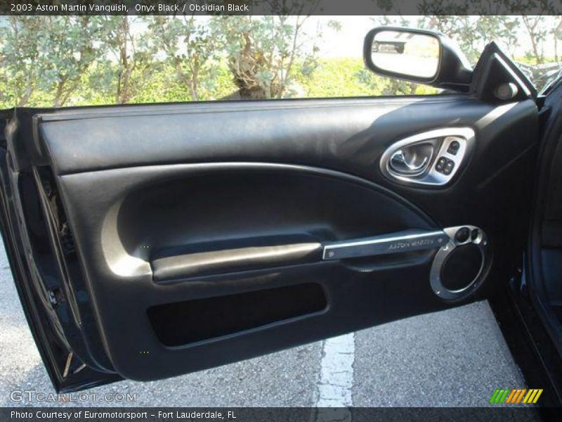 Onyx Black / Obsidian Black 2003 Aston Martin Vanquish