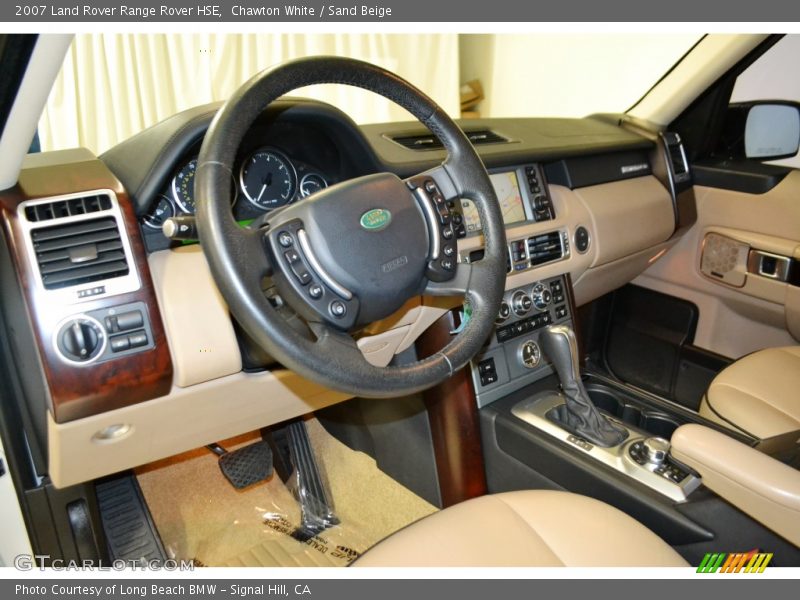 Chawton White / Sand Beige 2007 Land Rover Range Rover HSE