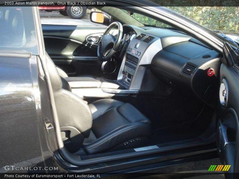 Onyx Black / Obsidian Black 2003 Aston Martin Vanquish