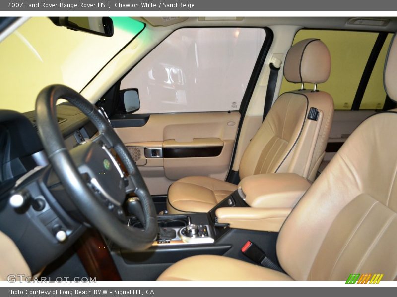 Chawton White / Sand Beige 2007 Land Rover Range Rover HSE