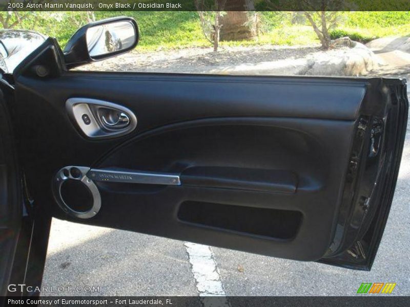 Onyx Black / Obsidian Black 2003 Aston Martin Vanquish