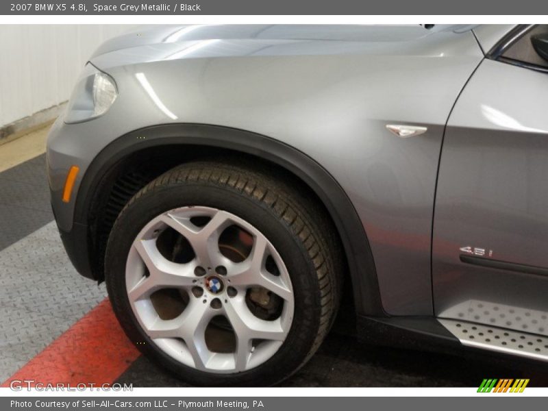 Space Grey Metallic / Black 2007 BMW X5 4.8i