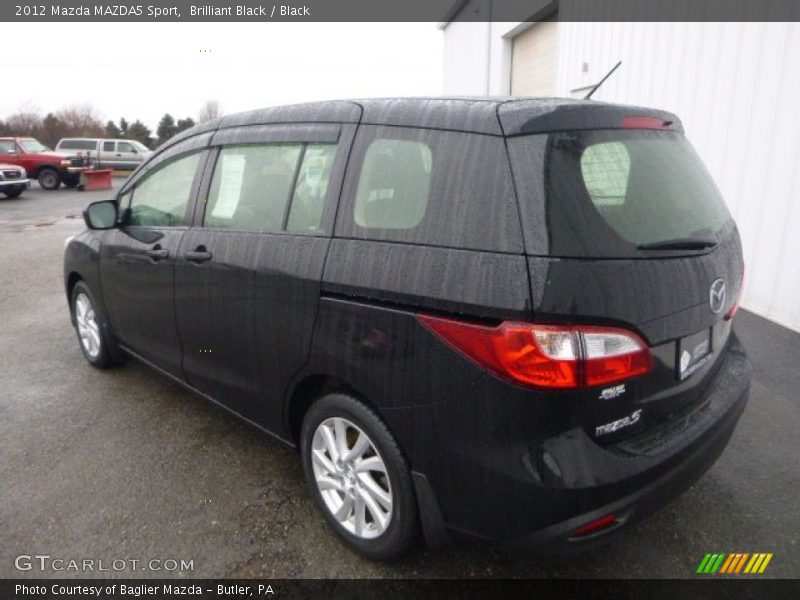 Brilliant Black / Black 2012 Mazda MAZDA5 Sport