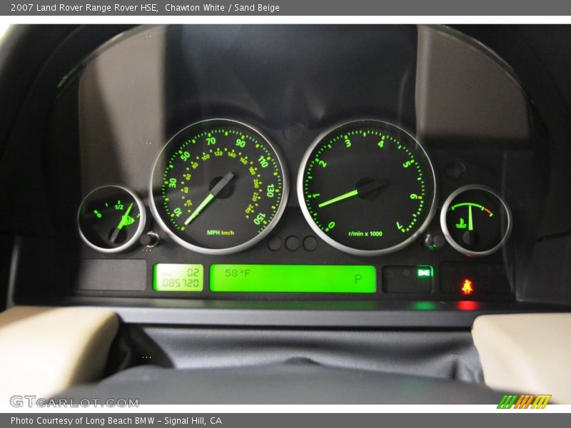 Chawton White / Sand Beige 2007 Land Rover Range Rover HSE