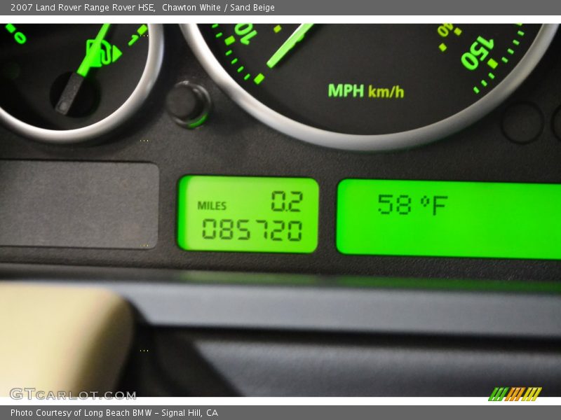 Chawton White / Sand Beige 2007 Land Rover Range Rover HSE