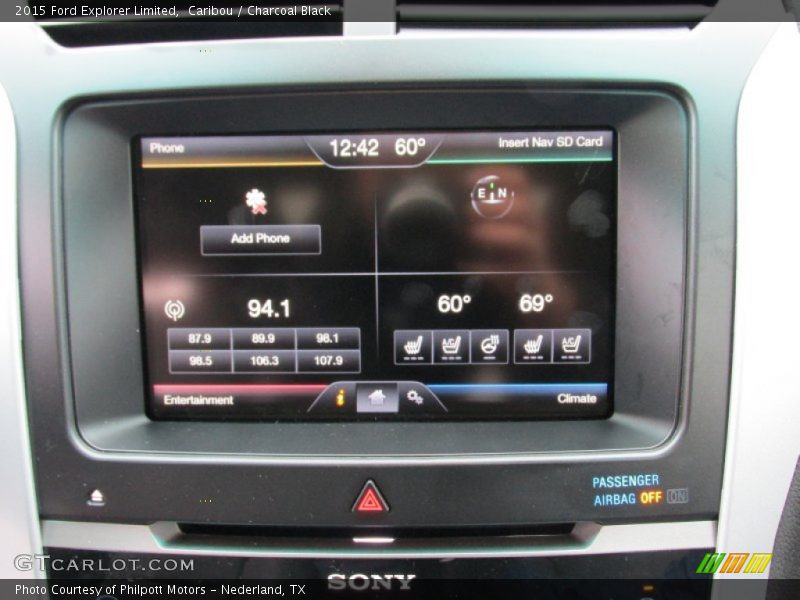 Caribou / Charcoal Black 2015 Ford Explorer Limited