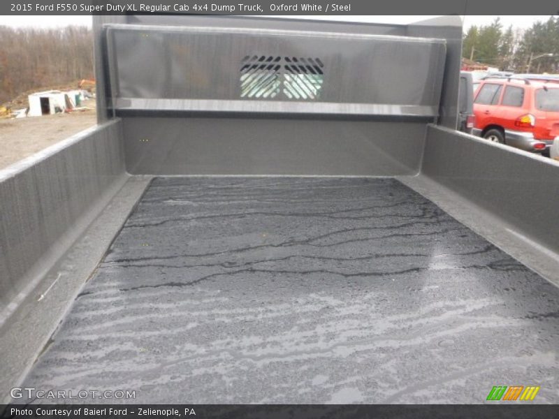 Oxford White / Steel 2015 Ford F550 Super Duty XL Regular Cab 4x4 Dump Truck