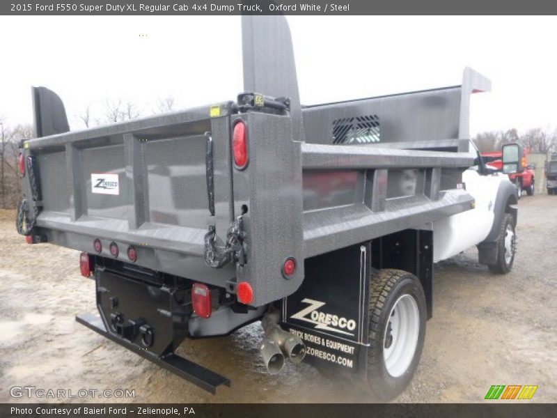 Oxford White / Steel 2015 Ford F550 Super Duty XL Regular Cab 4x4 Dump Truck
